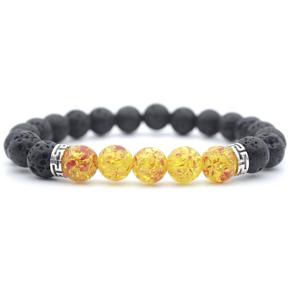 Venta al por mayor Pulseras De Cuentas De Piedra Volcánica